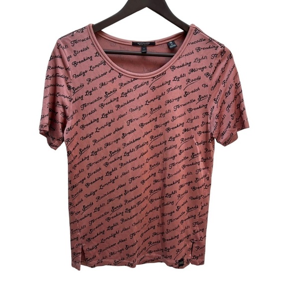 SCOTCH & Soda💜Pink Graphic Short Sleeve T-Shirt Size XS - Picture 5 of 13